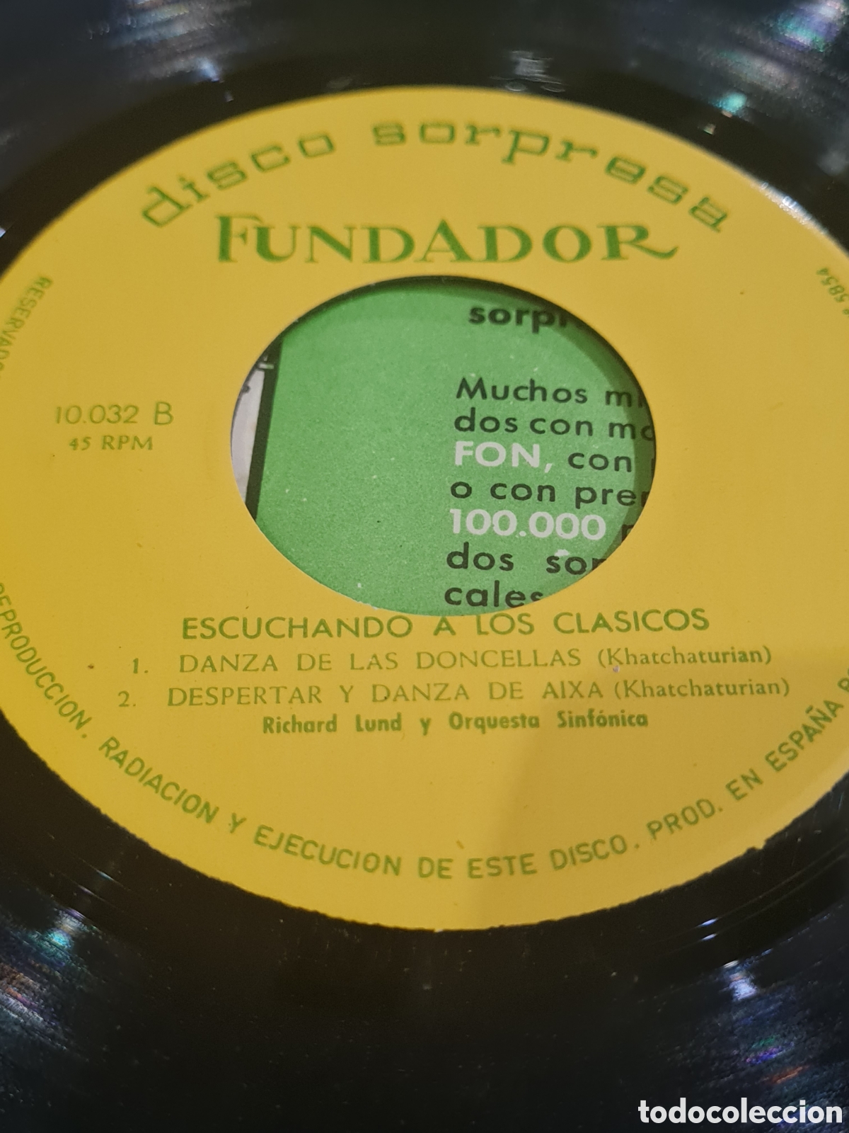 Discos de vinilo: Disco SORPRESA FUNDADOR Singels - Foto 3