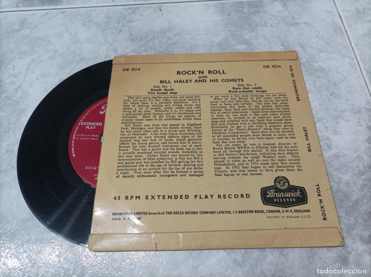 Discos de vinilo: Bill Haley rock and roll ep UK - Foto 2
