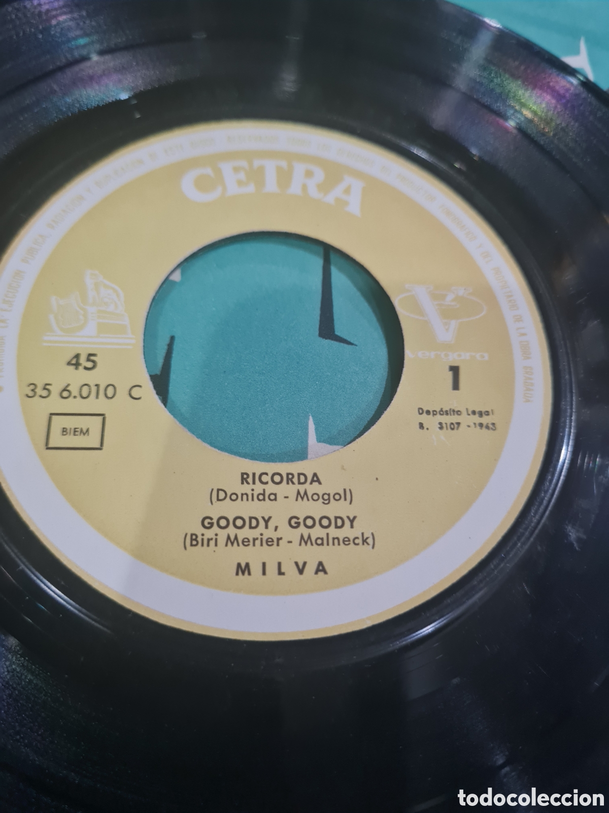 Discos de vinilo: MILVA SINGELS VERGARA 1943 - Foto 4