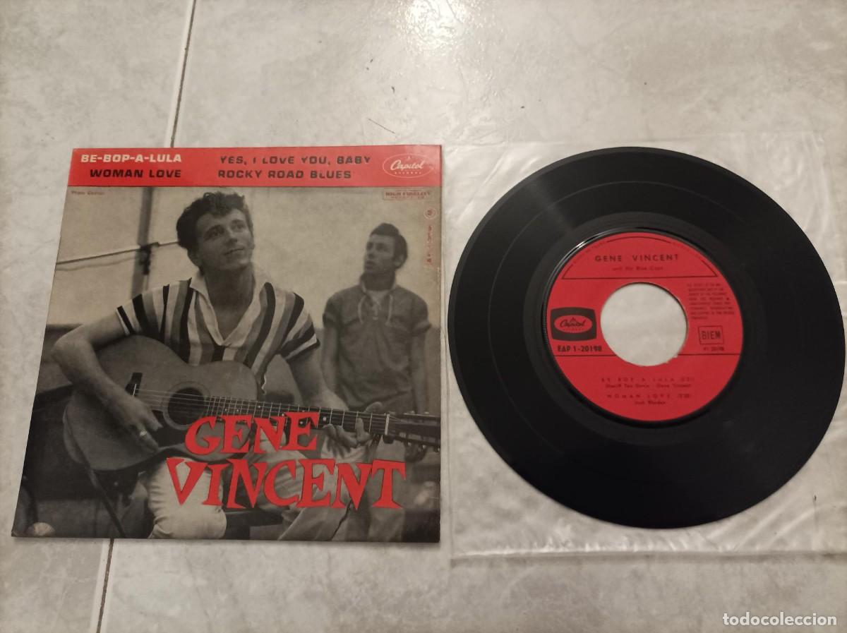 Discos de vinilo: Gene Vincent ep be bop a lula original - Foto 1