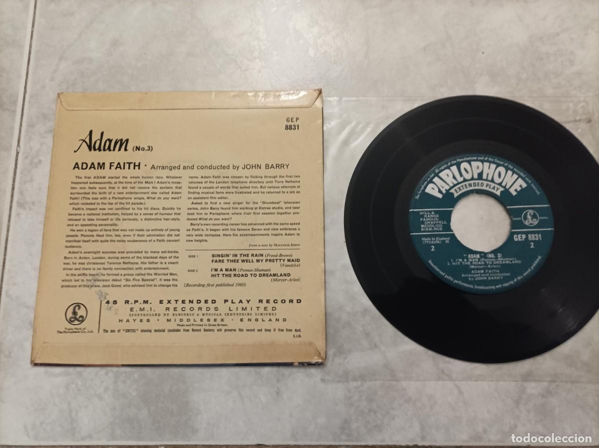 Discos de vinilo: Adam faith ep original UK - Foto 2