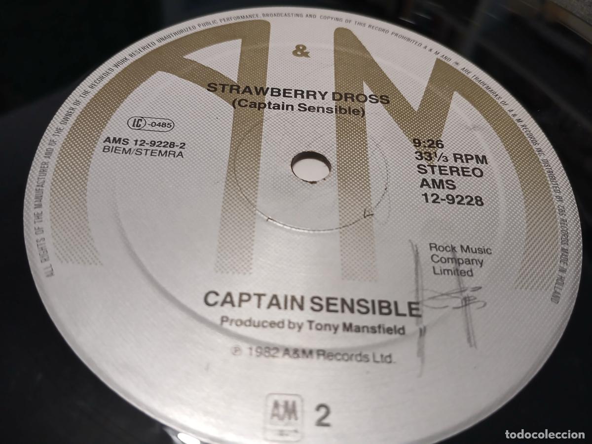 Discos de vinilo: Captain Sensible &ndash; Wot!- (1982) maxi-single - Foto 3