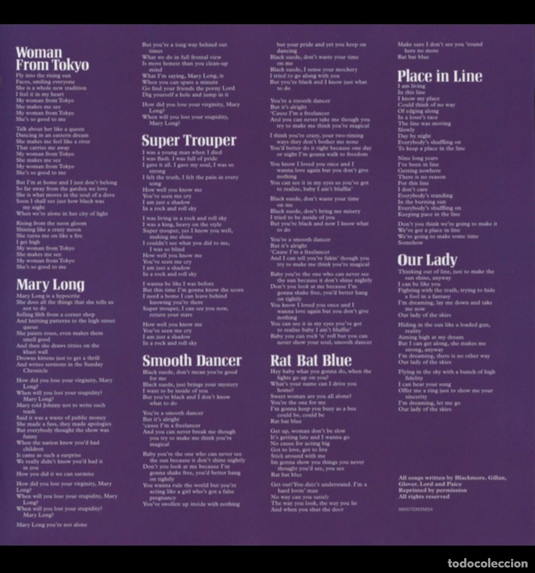 Discos de vinilo: DEEP PURPLE LP WHO DO WE THINK WE ARE ! - Foto 5