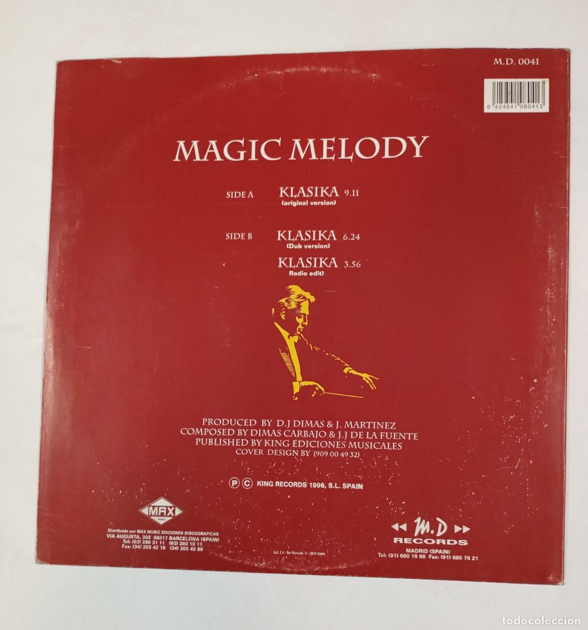 Discos de vinilo: MAGIC MELODY. KLASIKA. MAXI-SINGLE. TDKDA85 - Foto 2