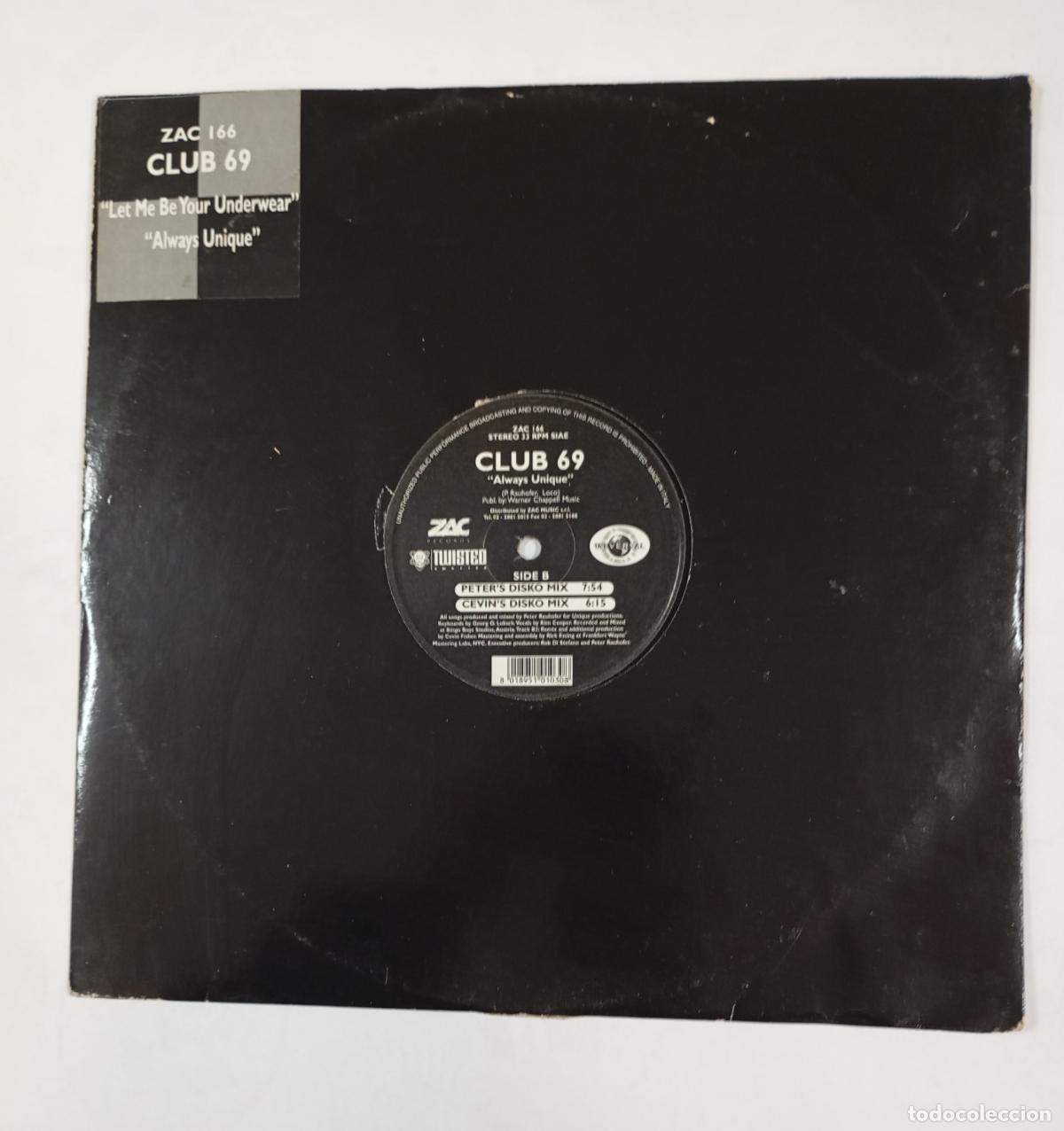 Discos de vinilo: CLUB 69. ALWAYS UNIQUE. MAXI-SINGLE. TDKDA85 - Foto 1