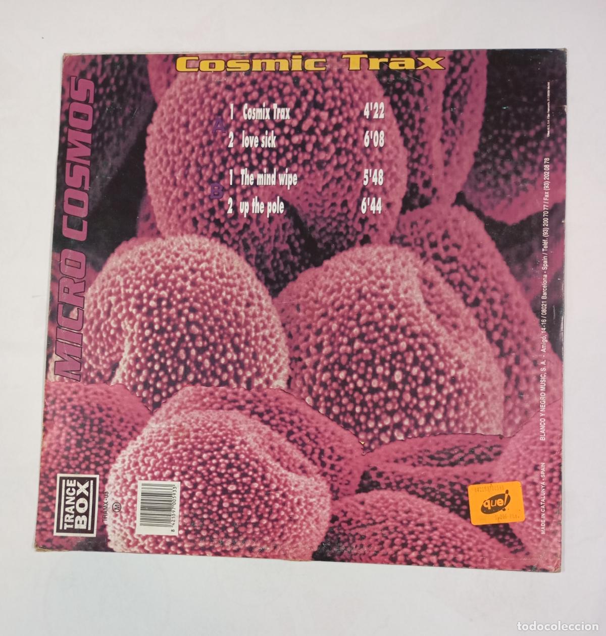 Discos de vinilo: COSMIC TRAX. MICRO COSMOS. MAXI-SINGLE. TDKDA85 - Foto 2