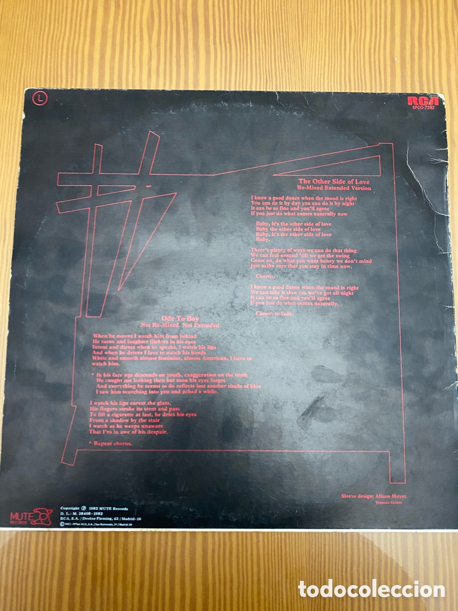 Discos de vinilo: Disco de Vinilo (Maxi) Yazoo &ldquo;The Other Side&rdquo; - Foto 2