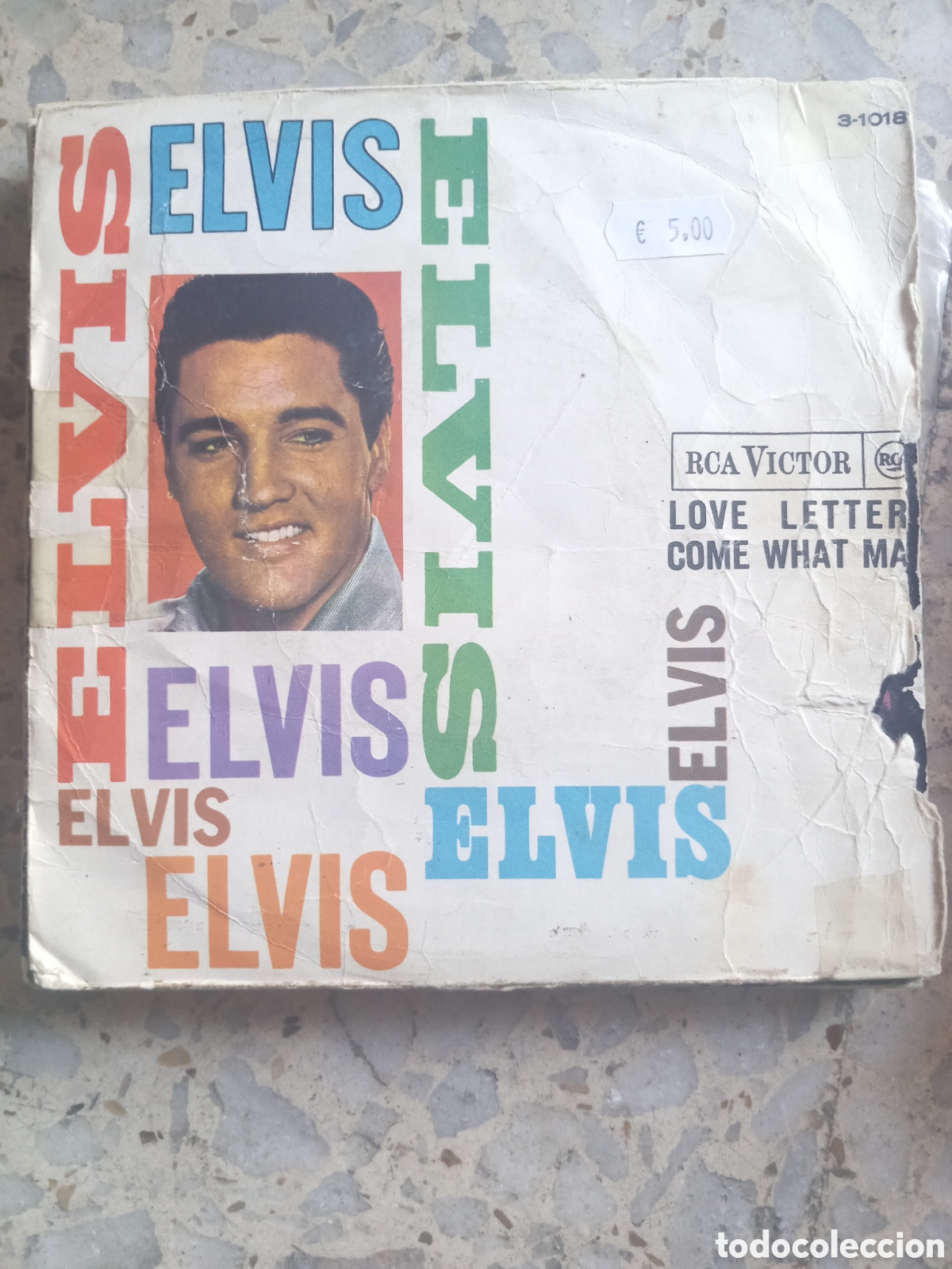 Discos de vinilo: SGL ELVIS PRESLEY LOVE LETTERS 1966 - Foto 1