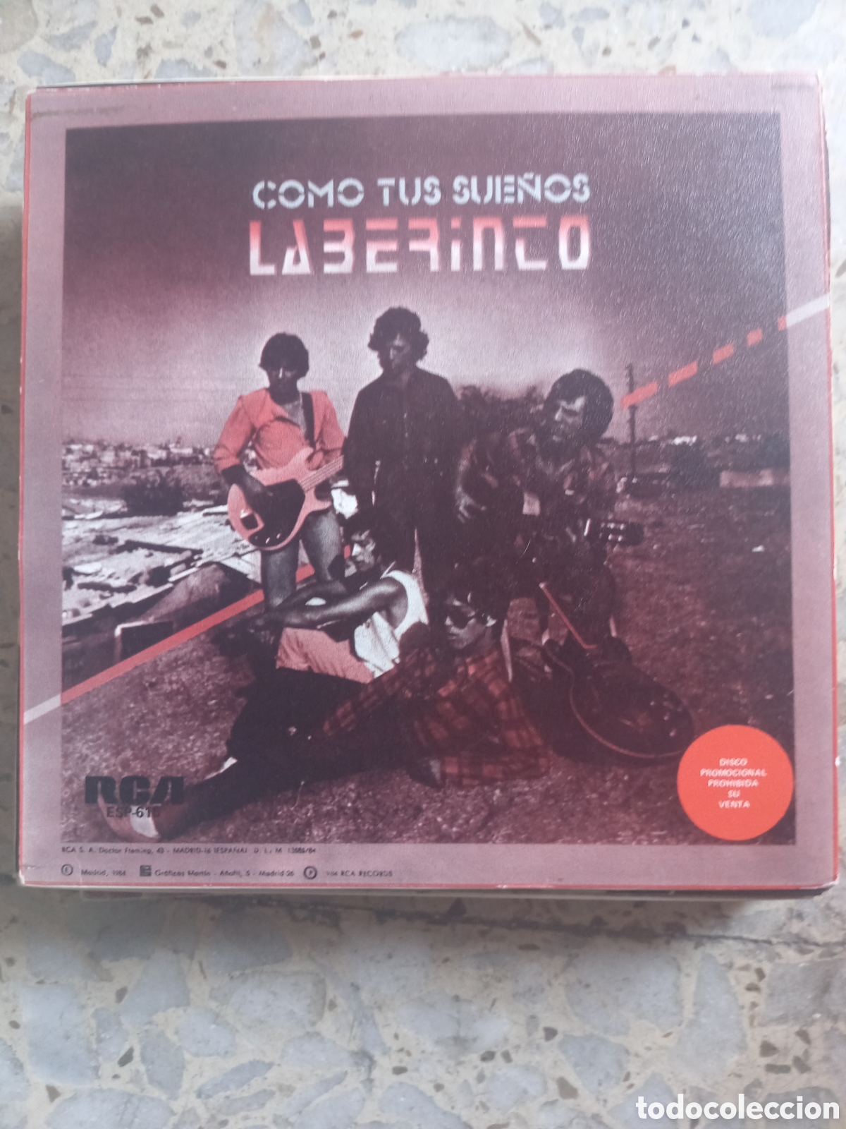 Discos de vinilo: SGL LABERINTO COMO TUS SUE&Ntilde;OS 1984 PROMO - Foto 2