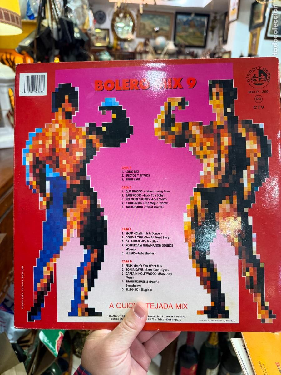 Discos de vinilo: DOBLE LP BOLERO MIX 9 - Foto 2