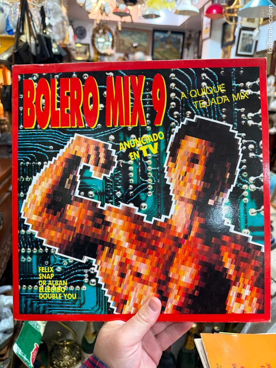 Discos de vinilo: DOBLE LP BOLERO MIX 9 - Foto 1