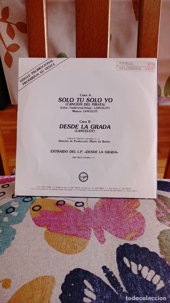 Discos de vinilo: LANCELOT-SINGLE SOLO TU SOLO YO - Foto 2