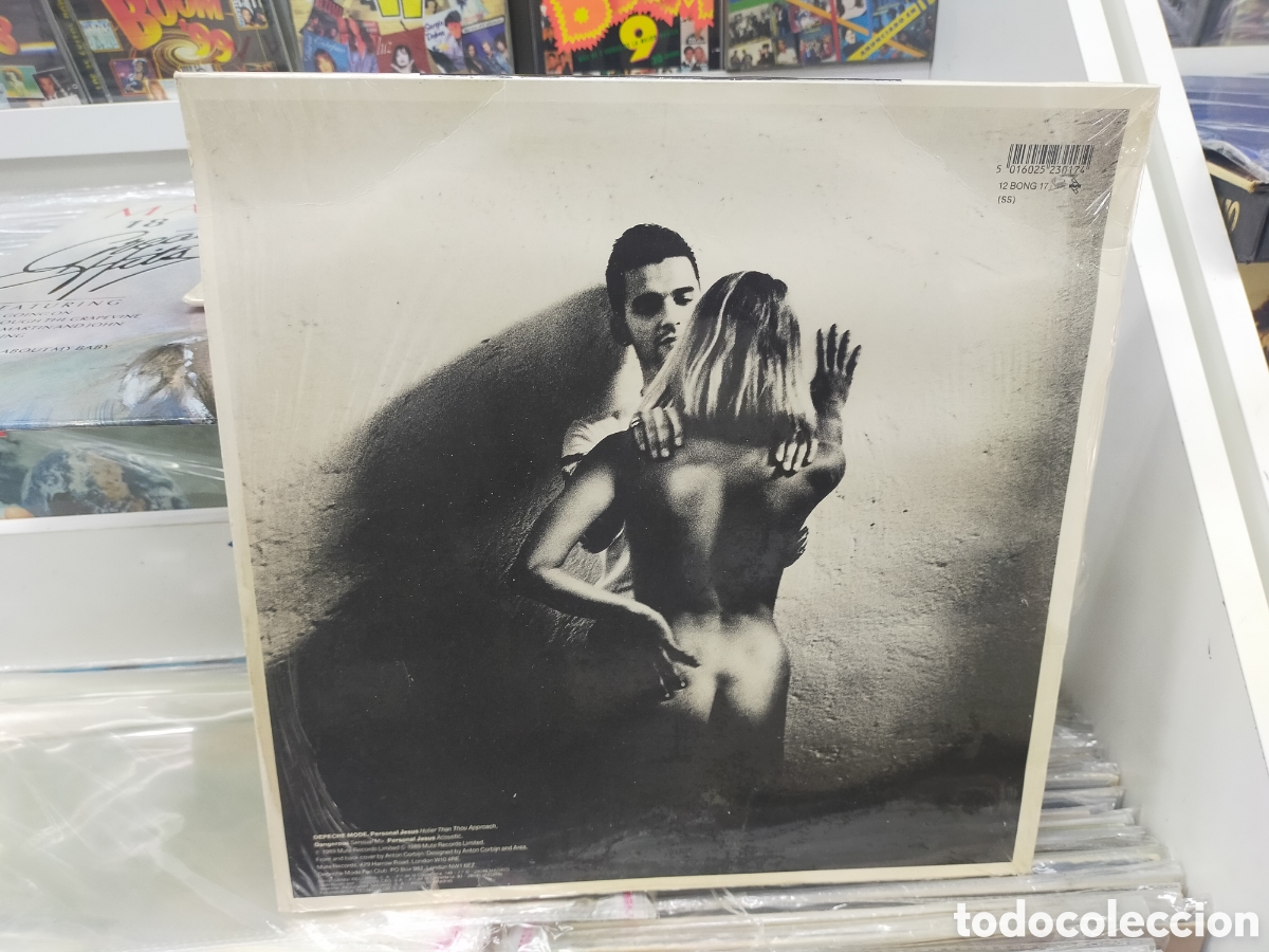 Discos de vinilo: Depeche mode maxi personal Jes&uacute;s Espa&ntilde;a 1989 - Foto 2