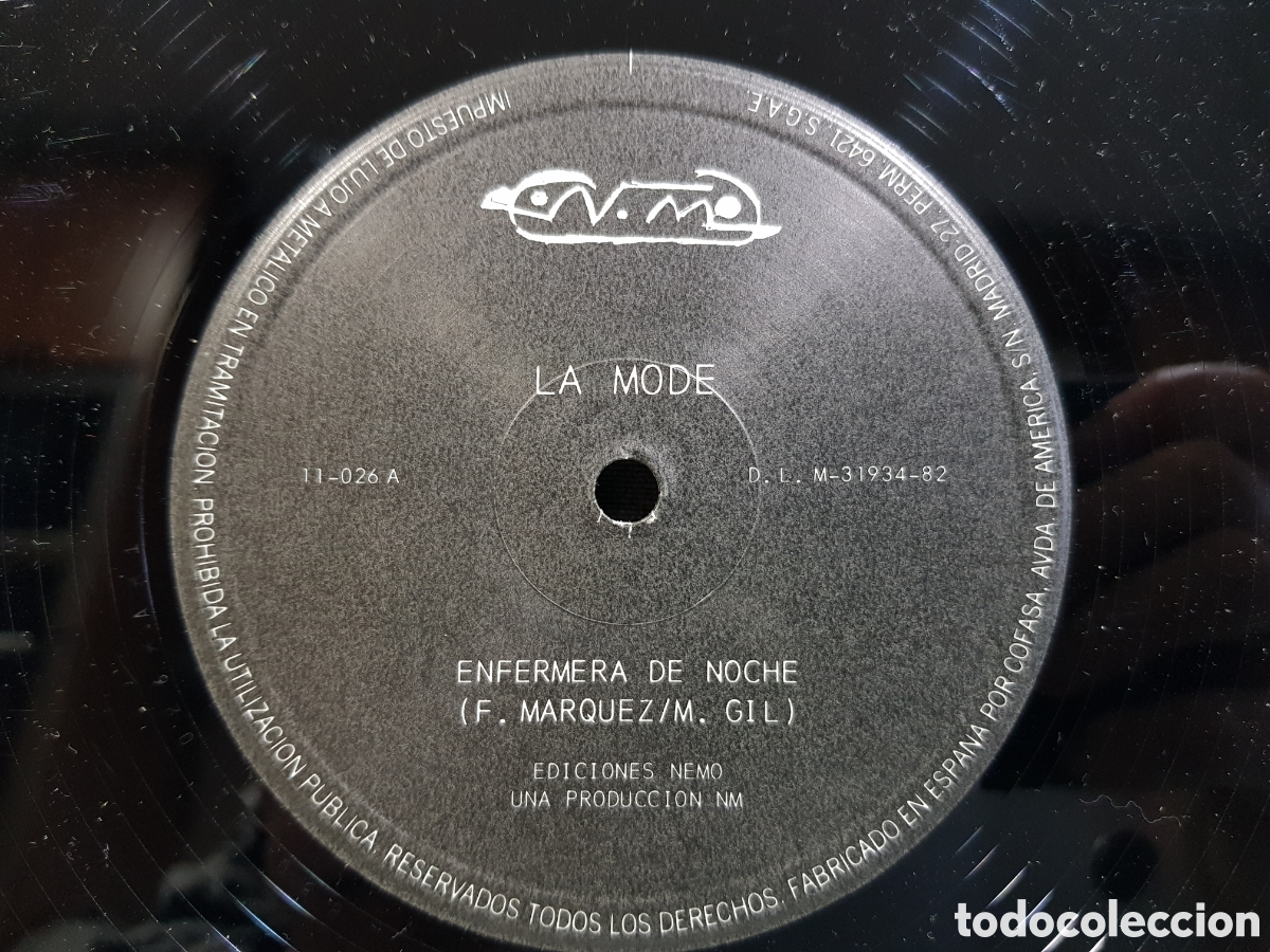 Discos de vinilo: VINILO LA MODE ENFERMERA DE NOCHE EDICIONES NEMO 1982 - Foto 12