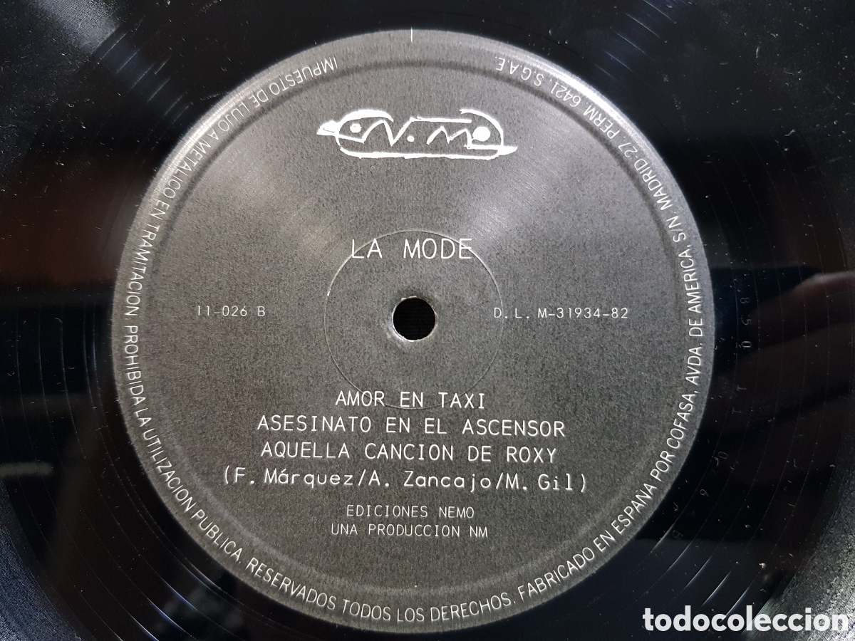 Discos de vinilo: VINILO LA MODE ENFERMERA DE NOCHE EDICIONES NEMO 1982 - Foto 14