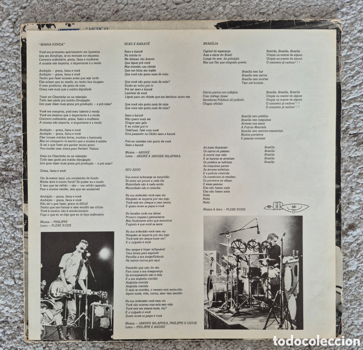 Discos de vinilo: Lote 2 vinilos Pop-Rock Brasile&ntilde;o - Foto 4