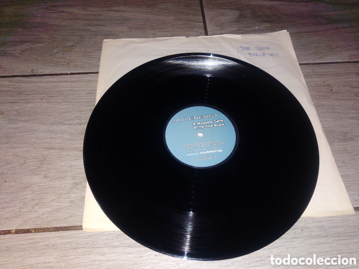 Discos de vinilo: JAVI ENERGY - MUTATIONS GAME - MAXI - SPAIN - LV - - Foto 1