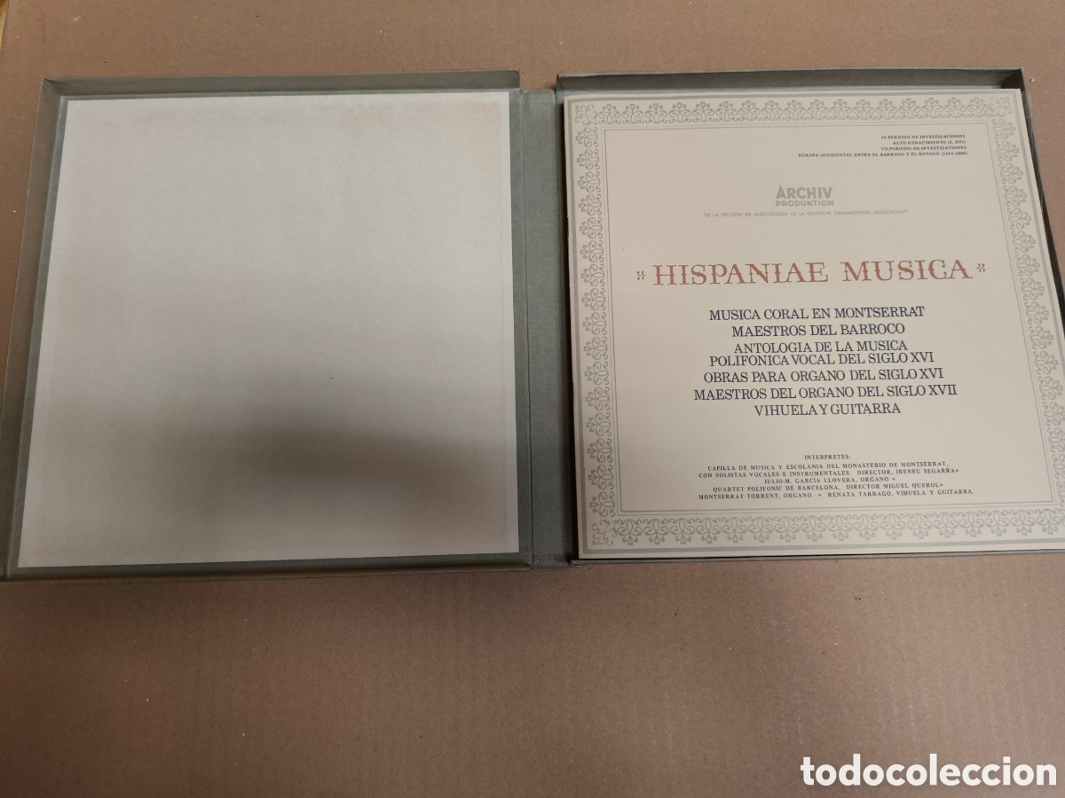 Discos de vinilo: Hispaniae Musica caja discos vinilo - Foto 2