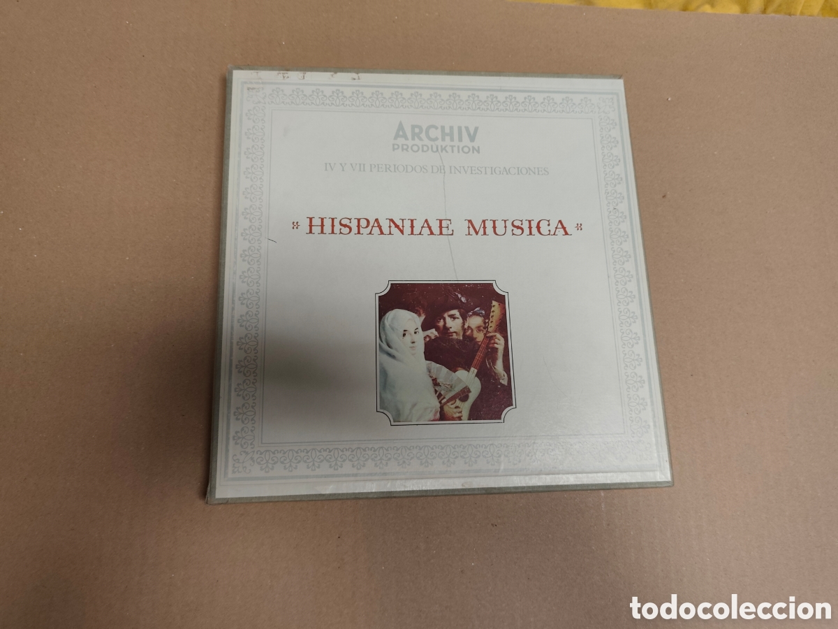 Discos de vinilo: Hispaniae Musica caja discos vinilo - Foto 1