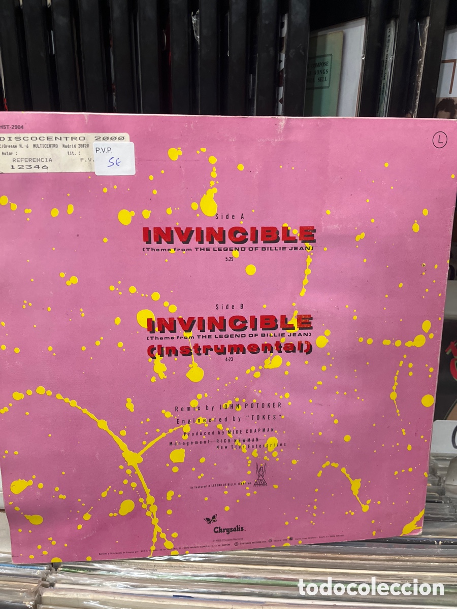 Discos de vinilo: invincible pat benatar - Foto 2