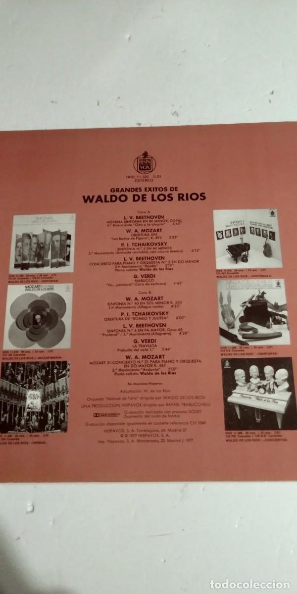 Discos de vinilo: Grandes &eacute;xitos de Waldo de los R&iacute;os - Foto 2