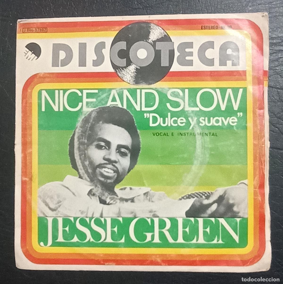 Discos de vinilo: SINGLE JESSE GREEN - NICE AND SOLW - 1976 - Foto 1