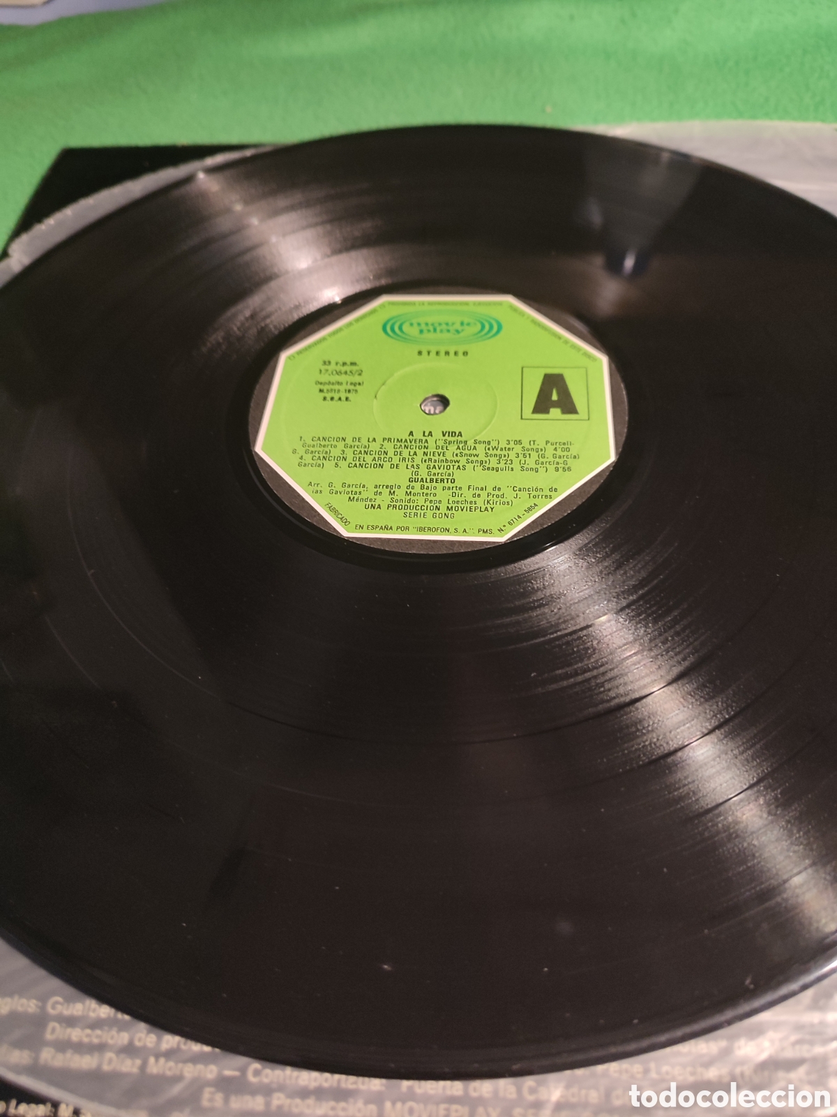 Discos de vinilo: Gualberto - A la vida al dolor 1975 - Foto 3