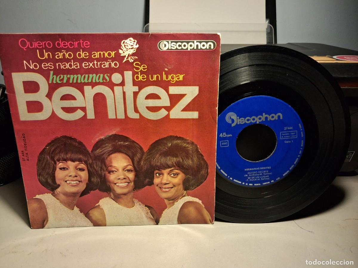 Discos de vinilo: EP HERMANAS BENITEZ : QUIERO DECIRTE + 3 - Foto 1