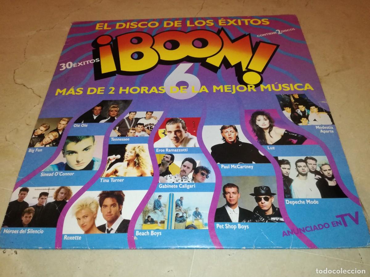 Discos de vinilo: BOOM 6-EL DISCO DE LOS EXITOS-30 EXITOS-DOBLE LP-ORIGINAL 1990 - Foto 1