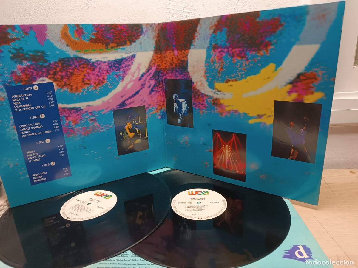 Discos de vinilo: Miguel Bos&eacute; &ndash; Directo 90 2 X LP - Foto 3
