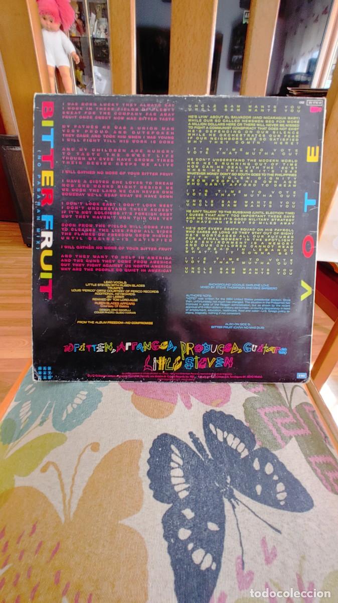 Discos de vinilo: LITTLE STEVEN-MAXI BITTER FRUIT - Foto 2