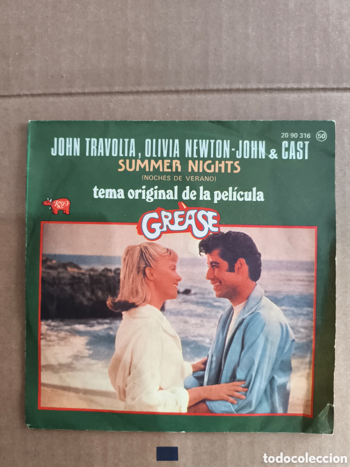 Discos de vinilo: NT GREASE - SUMMER NIGHTS - SINGLE BSO PELICULA - Foto 1