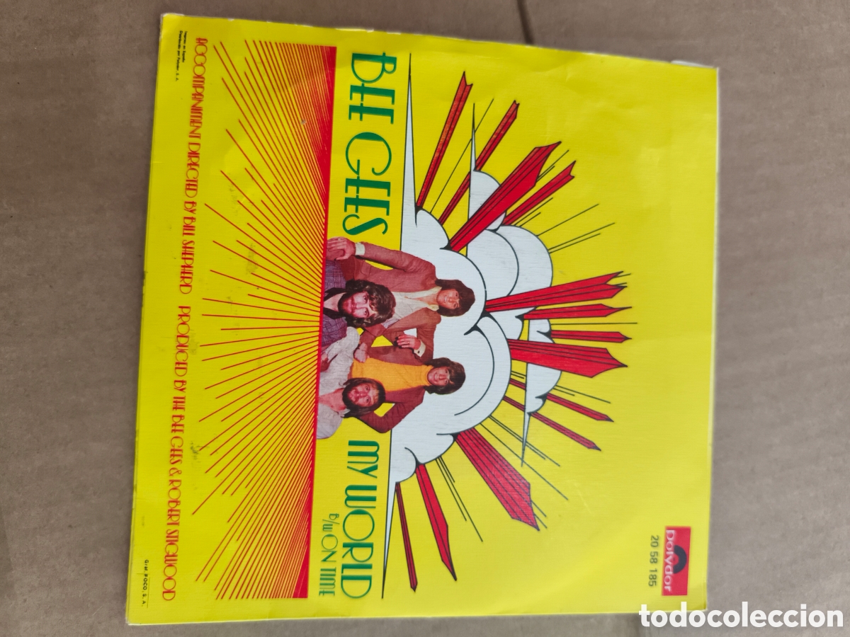 Discos de vinilo: NT BEE GEES - MY WORLD - ON TIME 1972 - Foto 2