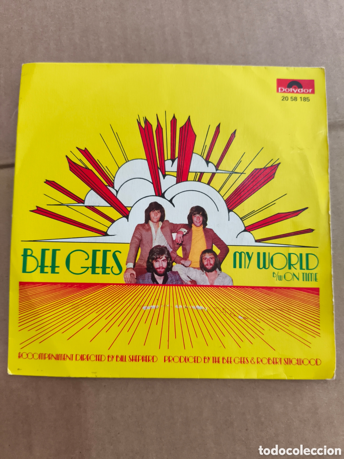 Discos de vinilo: NT BEE GEES - MY WORLD - ON TIME 1972 - Foto 1