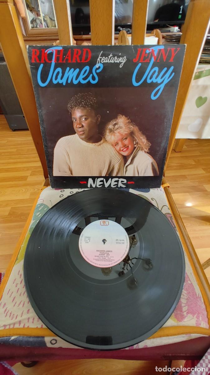 Discos de vinilo: RICHARD JAMES JENNY JAY-MAXI NEVER - Foto 1