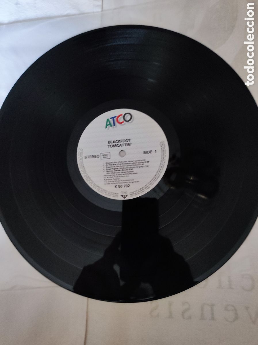 Discos de vinilo: BLACKFOOT - TOMCATTIN - Foto 3