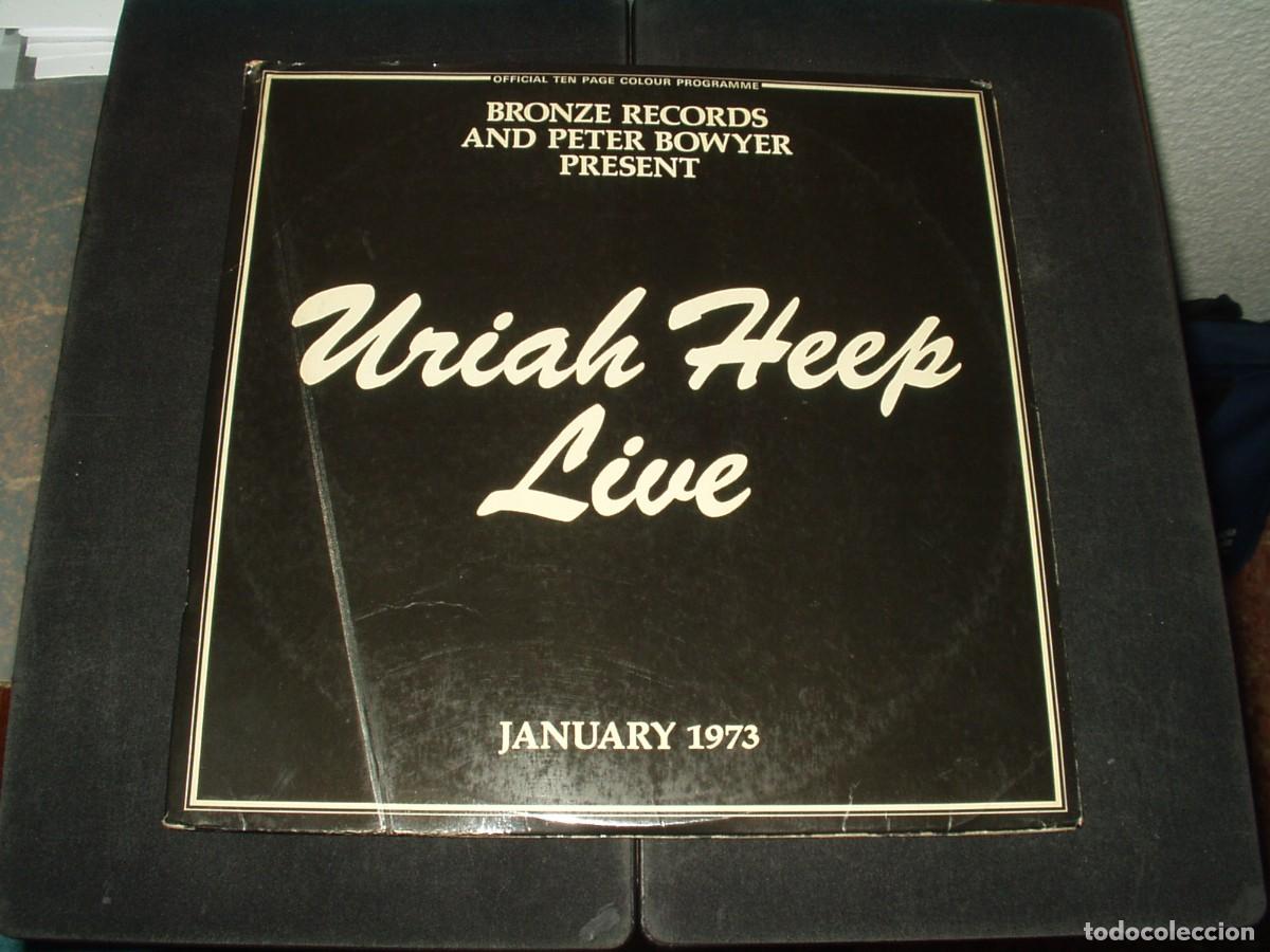 Discos de vinilo: URIAH HEEP LP DOBLE LIVE JANUARY 1973 - Foto 1