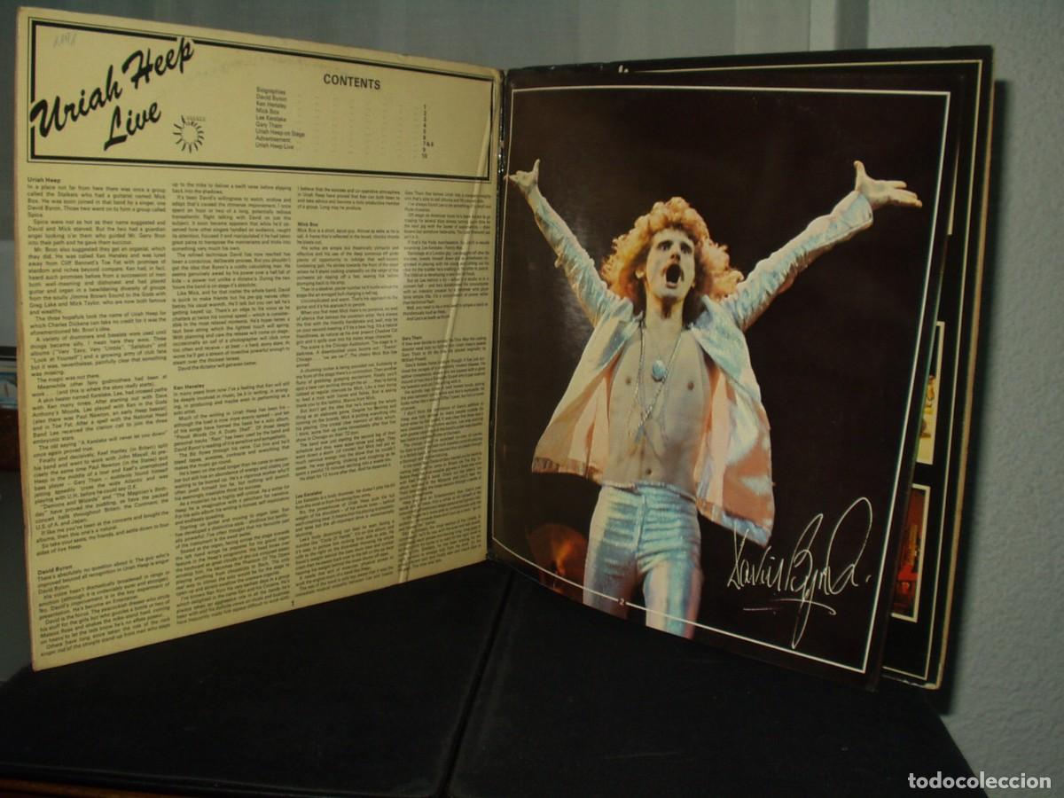 Discos de vinilo: URIAH HEEP LP DOBLE LIVE JANUARY 1973 - Foto 3