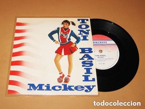 Discos de vinilo: TONI BASIL - MICKEY (VERSION EN INGLES) - SINGLE - 1982 - TEMAZO Nº1 USA / Nº1 UK