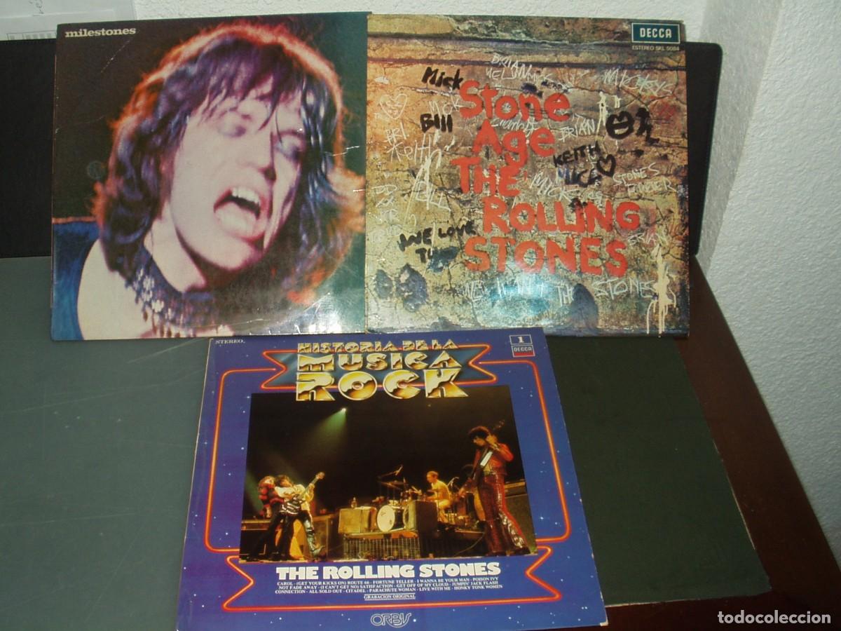 Discos de vinilo: LOTE 6 LPS ROLLING STONES EDICIONES ESPA&Ntilde;OLAS. - Foto 1