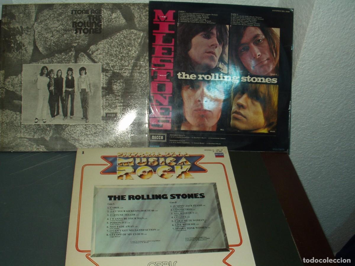 Discos de vinilo: LOTE 6 LPS ROLLING STONES EDICIONES ESPA&Ntilde;OLAS. - Foto 2