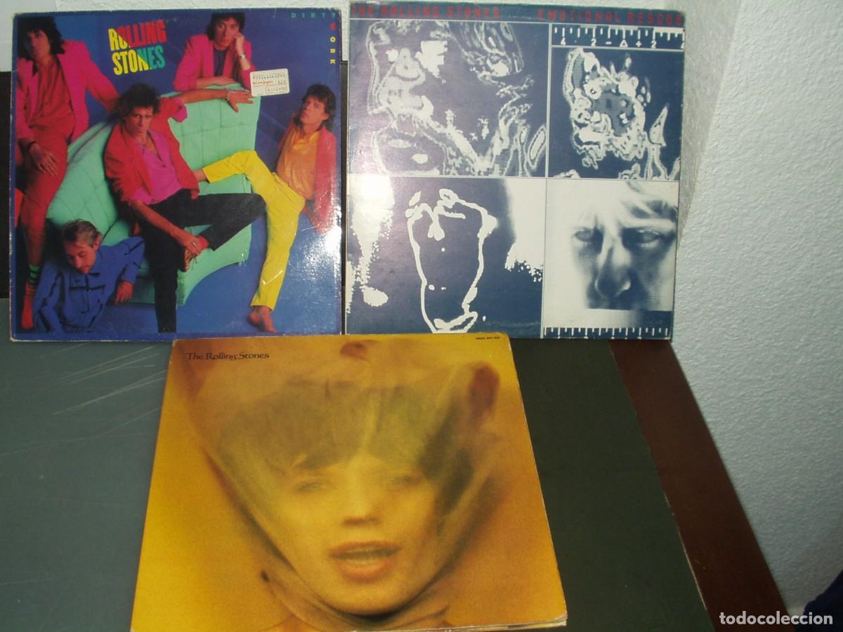 Discos de vinilo: LOTE 6 LPS ROLLING STONES EDICIONES ESPA&Ntilde;OLAS. - Foto 3