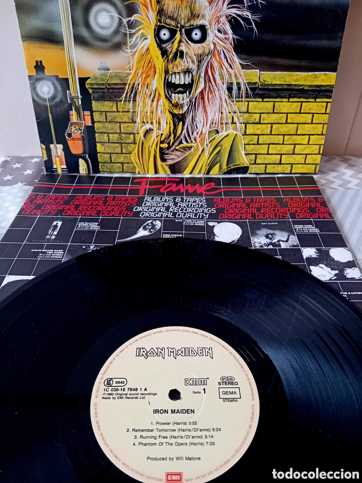 Discos de vinilo: IRON MAIDEN. IRON MAIDEN. 1985 - Foto 6