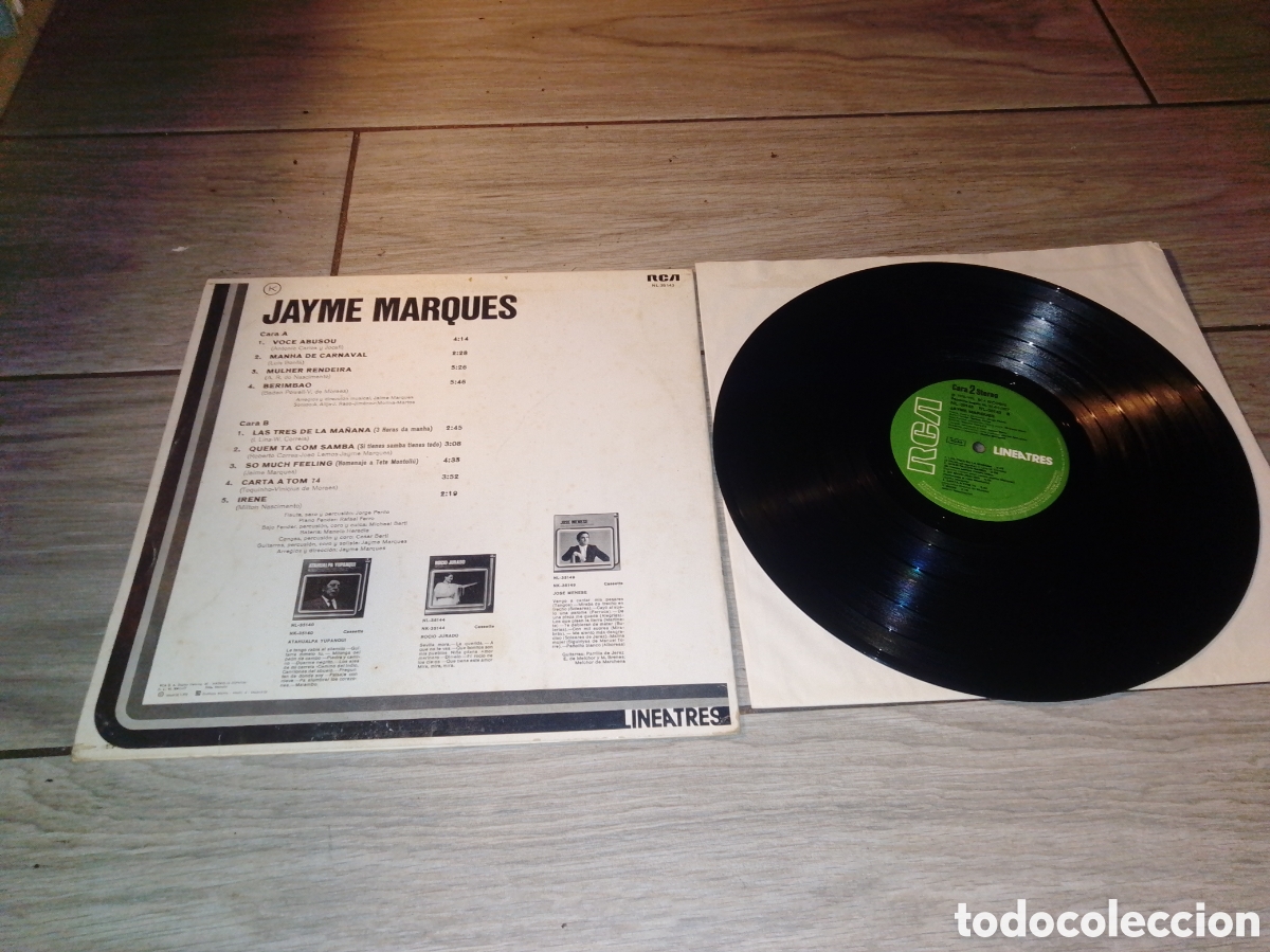 Discos de vinilo: JAYME MARQUES - JAYME MARQUES - SPAIN - RCA - REF NL- 36143 - L - - Foto 3