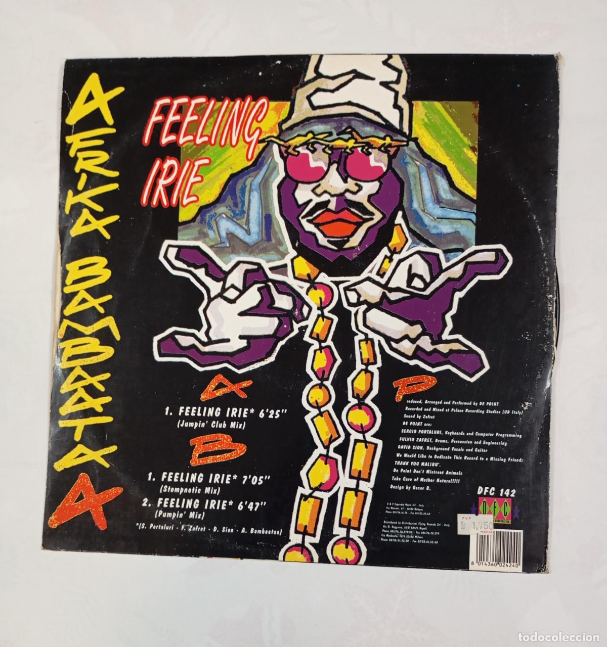 Discos de vinilo: Feeling Irie. Afrika Bambaataa. MAXI-SINGLE. TDKDA86 - Foto 2