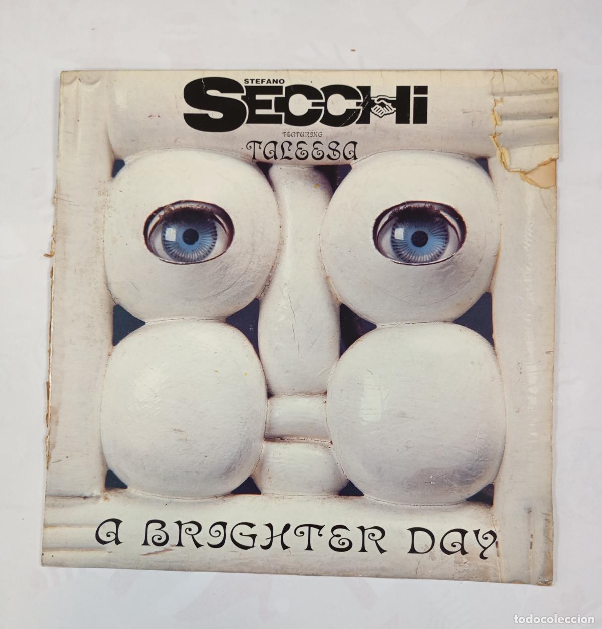 Discos de vinilo: Stefano Secchi Featuring Taleesa &ndash; A Brighter Day. MAXI-SINGLE. TDKDA86 - Foto 1