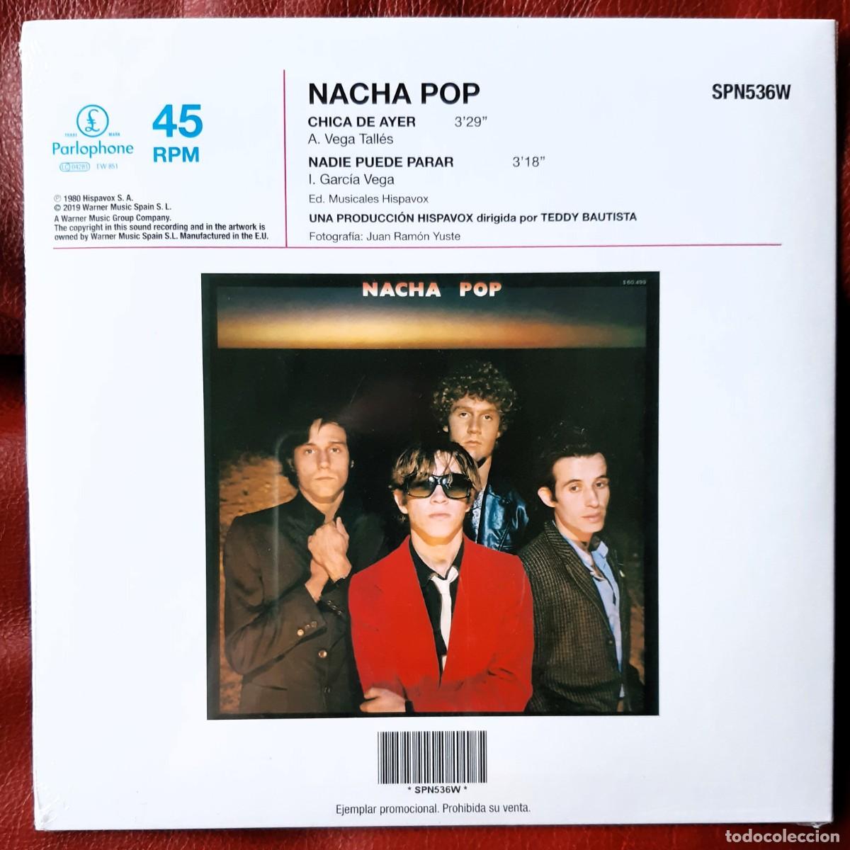 Discos de vinilo: NACHA POP - LA CHICA DE AYER 7&rdquo; - Foto 2