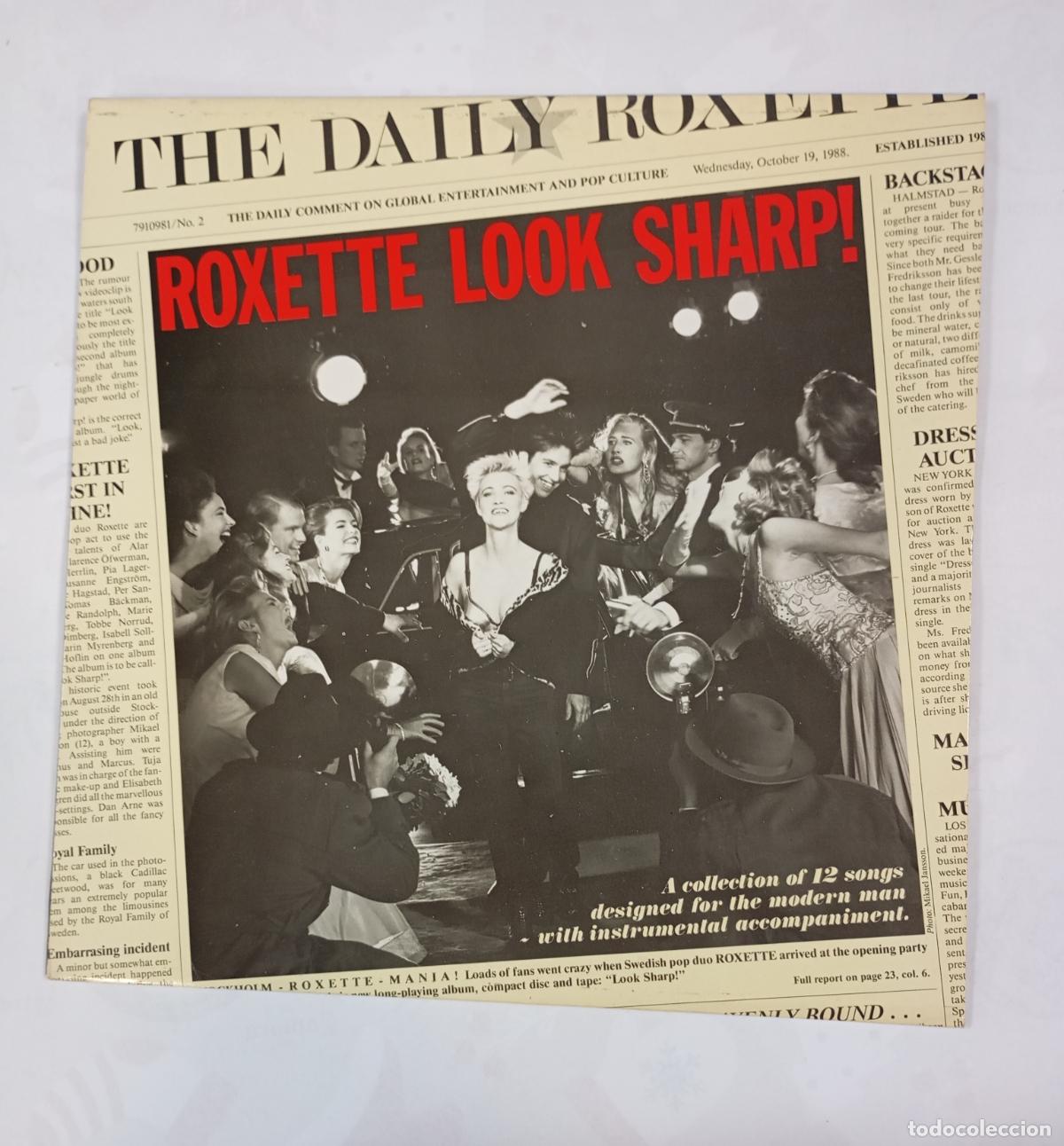 Discos de vinilo: Roxette &lrm;&ndash; Look Sharp! LP. TDKLP17 - Foto 1