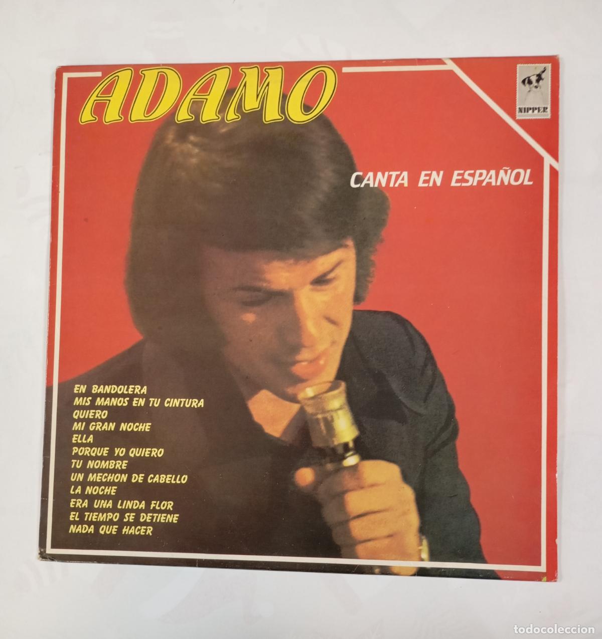 Discos de vinilo: ADAMO CANTA EN ESPA&Ntilde;OL. LP. TDKLP - Foto 1