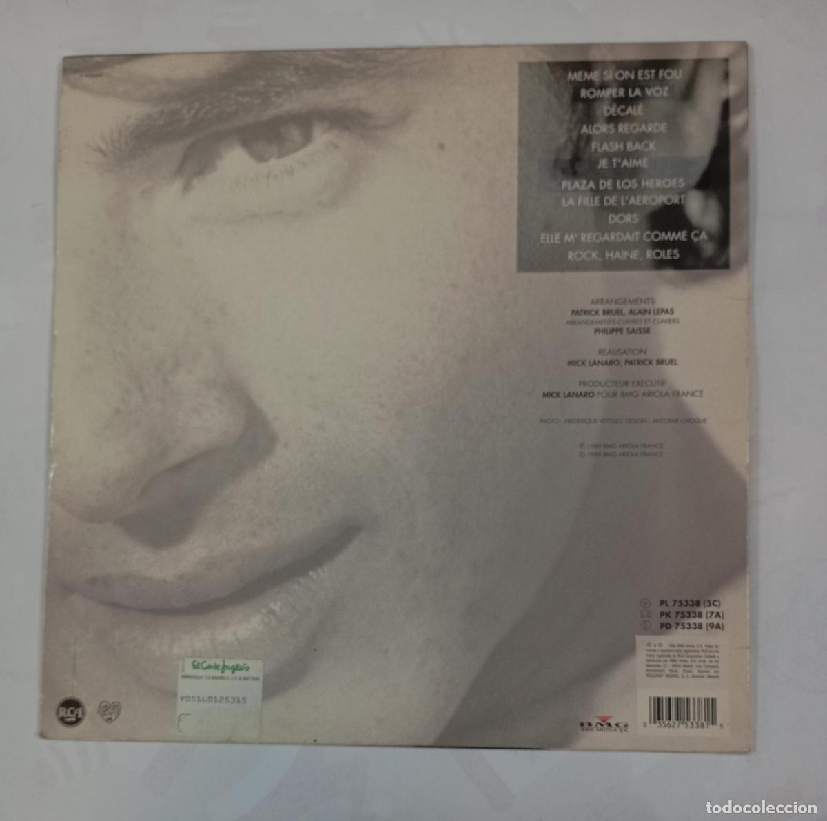 Discos de vinilo: PATRICK BRUEL - ROMPER LA VOZ. LP. TDKDA86 - Foto 2